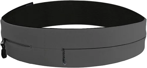 Miniatura 9 de AnsrJ Cinturón ajustable para correr, riñonera para mujeres y hombres. Cinturón de dinero oculto para viajes. Cintura elástica delgada y delgada.
