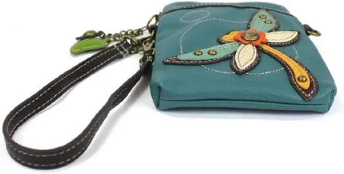 Miniatura 6 de CHALA Bolso cruzado para teléfono celular, piel sintética, lona multicolor con correa ajustable