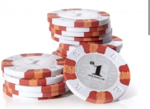 Miniatura 2 de NexGen Pro Classic Poker Chips 10-6000: sensación auténtica de casino de 0.32 oz con diseño tricolor y molde texturizado, paquete de 50