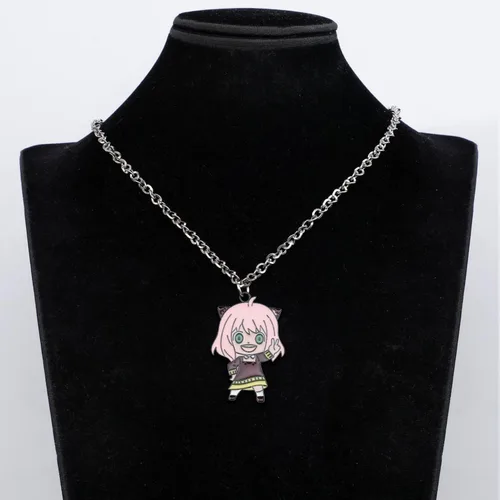 Miniatura 3 de Collar familiar de anime Pendnt Anya Forger Anime Cosplay Collares regalo para fanáticos, regalos para niños, adolescentes, adultos, amantes