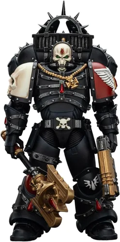 Miniatura 16 de JOYTOY 1/18 Warhammer 40,000 Figura de acción Black Templars The Emperors Champion Rolantus Collection