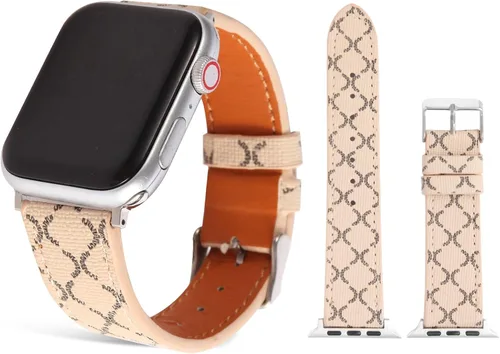 Miniatura 6 de Correa de diseñador compatible con Apple Watch S11 de 1.654 in y 1.811 in, 1.496 in, 1.575 in, 1.614 in, 1.732 in, 1.772 in y 1.929 in, correa