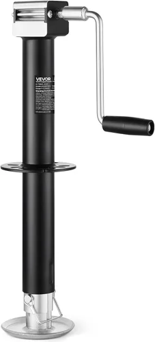 Miniatura 10 de VEVOR Gato de Remolque A-Frame de 2000 Libras, 13-3/4 Pulgadas de Viaje Vertical, Soporte de Gato de Remolque con Asa para Caballos
