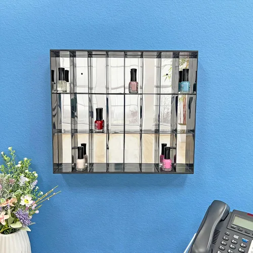 Miniatura 6 de La vitrina de acrílico Protech AFSBM para pared se adapta a 24 figuras de acción de 3 ''- 4