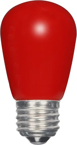 Miniatura 24 de Satco S9176 LED T6 Frost 2700K Bombilla base de candelabro, 0.8W