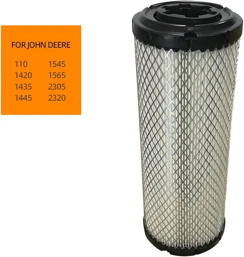 Miniatura 7 de Filtro de aire exterior de alto rendimiento FV M131802 y filtro interior M131803 para John Deere 110 1420 1435 1445 1545 1565 2305 2320