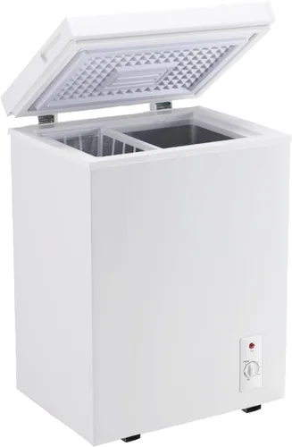 Miniatura 9 de Congelador de cofre Fox Shack 3.2 pies cúbicos con congelador profundo y cesta extraíble, termostato ajustable de 7 niveles, enfriamiento rápido