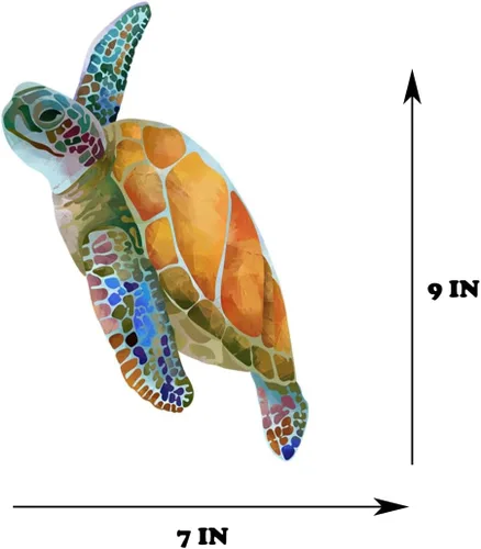 Miniatura 2 de Cartel de cumpleaños de tortuga: bonitas decoraciones de fiesta de tortuga marina para baby shower, cumpleaños de niños, celebraciones temáticas