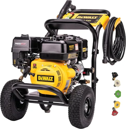 DeWalt DXPW3400PRNB-S PressuReady 3400 PSI Lavadora a presión de gas con tecnología de inicio rápido, bomba de leva axial de 2.5 GPM, motor de 208