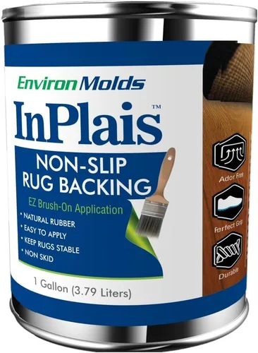 InPlais - Alfombra antideslizante de 1 galón (3.7854 litros) de tela y capa de látex segura para el suelo | Líquido fácil de aplicar pintura |