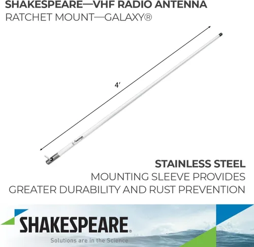 Miniatura 2 de Shakespeare Antena AM/FM de 4 pies para Galaxy 5420-XT