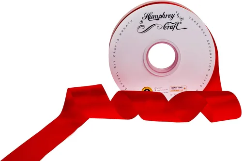 Miniatura 19 de Humphrey's Craft Cinta de satén negra de doble cara de 1 pulgada, 50 yardas, variedad de colores para manualidades, envoltura de regalos, lazos