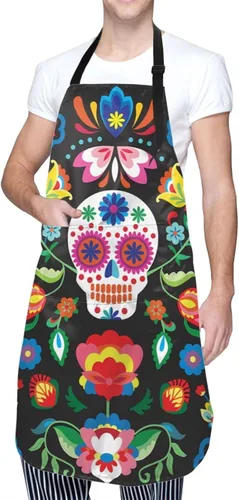 Miniatura 8 de Delantal ajustable impermeable para hombres y mujeres, chef, cocina, barbacoa, parrilla