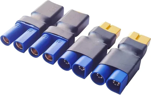 Miniatura 2 de 2 pares EC5 a XT60 conector macho XT60 a hembra EC5 adaptador, adaptador hembra XT60 a macho EC5 sin cables conectores compatibles con RC FPV Drone