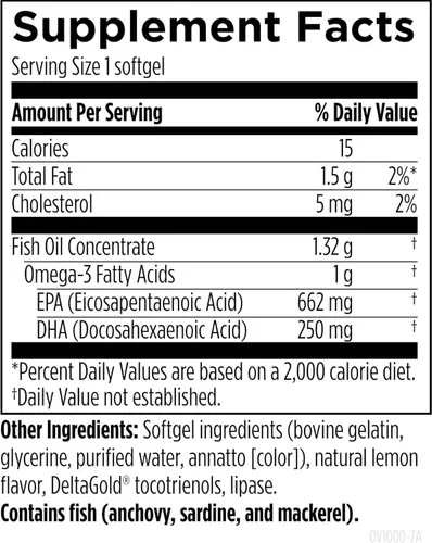 Miniatura 2 de Designs for Health OmegAvail TG1000 - Suplemento de aceite de pescado TG (triglicérido) con EPA/DHA - Altamente concentrado 1000 mg de omega-3 por