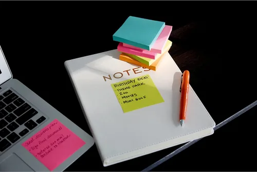 Miniatura 14 de Post-it Notas súper adhesivas, 3 x 3 pulgadas, 3 blocs, 2 veces el poder de adherencia, neones de supernova, colores brillantes, reciclables