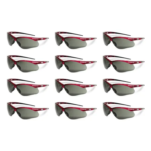 Miniatura 14 de Jackson Safety Gafas de seguridad SG – Protección ocular para hombres y mujeres – ANSI Z87.1 (paquete de 12)