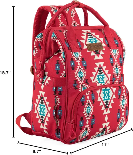 Miniatura 7 de Montana West Wrangler Callie - Mochila para pañales con correas para cochecito, bolsa de viaje multifunción para bebé WG2204-9110BDY Cereza