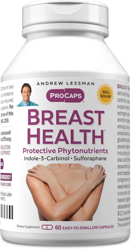 Miniatura 10 de ANDREW LESSMAN Breast Health 30 cápsulas – Proporciona compuestos protectores para el apoyo natural del delicado tejido del pecho