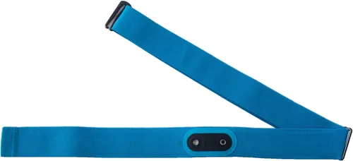 Miniatura 4 de Correa de repuesto para monitor de frecuencia cardíaca, banda ajustable para el pecho compatible con cinturón inteligente de frecuencia cardíaca Azul