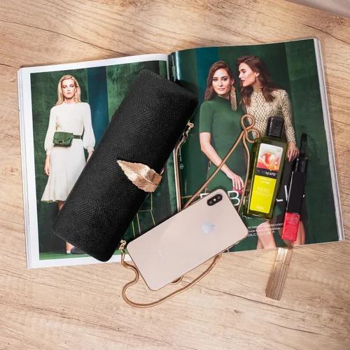 Miniatura 3 de Hupifaz Bolso de mano de noche - Pequeño bolso de mano para mujer, boda y fiesta, bolso de noche formal para mujer, Blanco