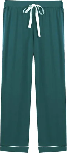 Miniatura 4 de Pijama de bambú ultra suave para mujer, juego de pijama - manga largacon botones.