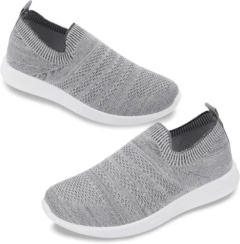 Miniatura 16 de Apawwa Zapatos de correr ligeros para niños, color rosa/azul/azul marino/negro, zapatos para caminar para niños pequeños/niños grandes