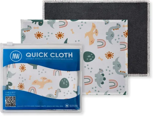 Miniatura 15 de Quick Cloth - Paños de limpieza de lentes de microfibra de 8 x 8 pulgadas, astrología, 1 paquete con funda, limpiador de lentes de doble cara