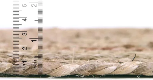 Miniatura 2 de Alfombras rectangulares trenzadas a mano de yute natural para estar, interiores y exteriores, alfombra de pasillo de cocina (24 x 72 pulgadas