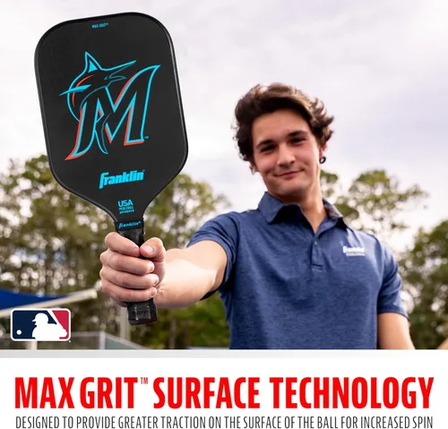 Miniatura 4 de Franklin Sports Palas de Pickleball del Equipo MLB - Palas de Pickleball con Logo y Colores Oficiales del Equipo de Béisbol MLB + Serie de Firma