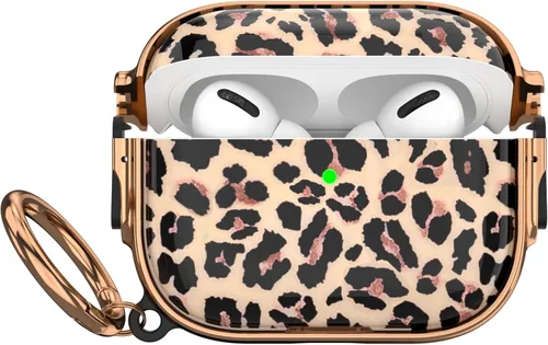 Miniatura 62 de Maxjoy Funda para AirPods 3 con cerradura, bonita funda protectora rígida para AirPod 3 de tercera generación para mujeres y hombres con llavero