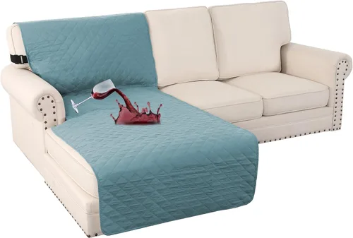 Miniatura 77 de Turquoize Funda 100% Impermeable para Sillón de Ala Fundas para Sillón de Ala con Brazos Protector de Silla Sofá Protector Triple Antideslizante