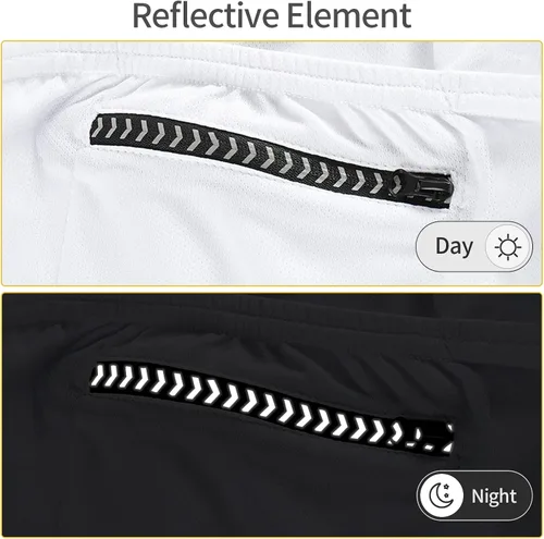 Miniatura 4 de BERGRISAR Camisetas básicas de ciclismo para hombre, manga corta, para bicicleta de montaña, con bolsillos con cremallera