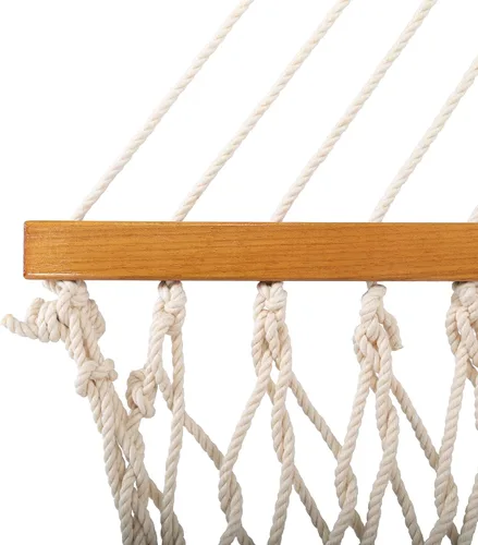 Miniatura 3 de Original Pawleys Island Hamaca grande de cuerda DuraCord de avena – 13 pies x 55 pulgadas, 2 personas, capacidad de 450 libras, barra esparcidora