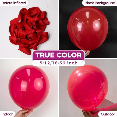Miniatura 224 de Bezente - Globos de 5 pulgadas de látex redondos pequeños para revelación de género, despedidas de soltera, cumpleaños, bodas y aniversarios, aptos