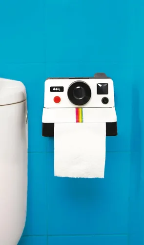 Miniatura 3 de doiy Chinka Polaroll - Portarrollos de papel higiénico para cámara retro estilo 80S