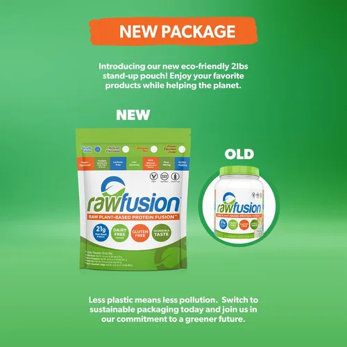 Miniatura 6 de San Nutrition rawfusion Plantas Proteínas en Polvo, natural Chocolate, 1 libra, SAN1041/100/102, 1, 1