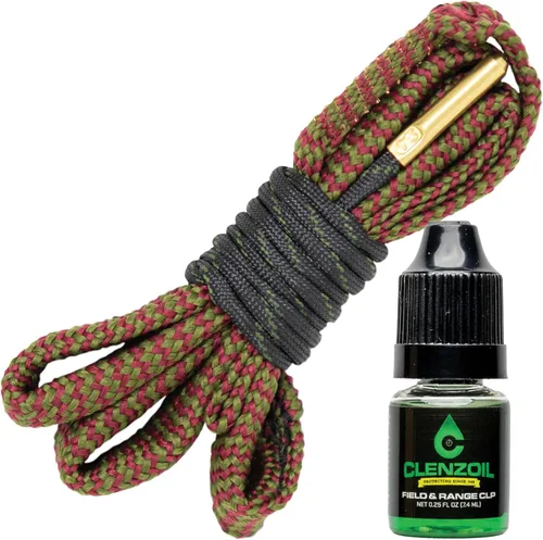 Miniatura 14 de CLENZOIL Field & Range Cobra Bore Cleaner Gun Barrel Cleaning Tool Brass Brush Embedded in Cotton Bore Rope