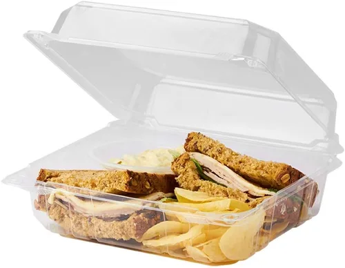 Miniatura 3 de Karat Earth KE-HC88PLA-1C Contenedor con bisagras PLA de 8"x8