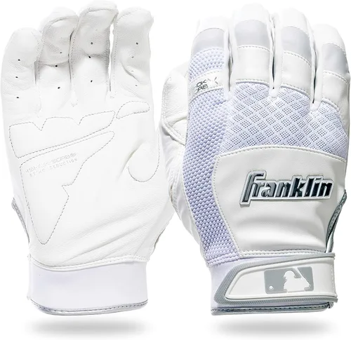 Miniatura 7 de Franklin Sports MLB - Guantes de bateo Shok-Sorb X para béisbol y sóftbol - Guantes de bateo acolchados sin picazón para adultos y jóvenes - Varias