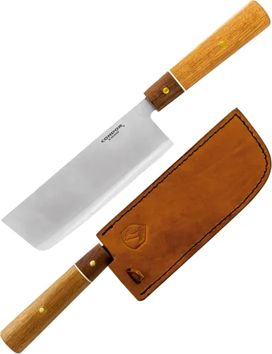 Miniatura 8 de Condor Cuchillo Santoku de cocina Kondoru Tool & Knife Cuchillo de pelar de acero inoxidable 440C con mango de nogal Cuchillo de cortar