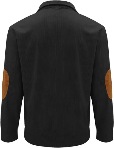 Miniatura 3 de Sudaderas Henley para hombre, estilo casual, holgadas, de manga larga, cuello alto, ajuste térmico, con botones