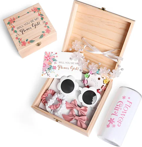 Miniatura 8 de Caja de Regalos de Propuesta de Dama de Honor Frerdui, ¿Serás Mi Dama de Honor? Regalo de Madera, Regalo de Despedida de Soltera, Vaso de Vino