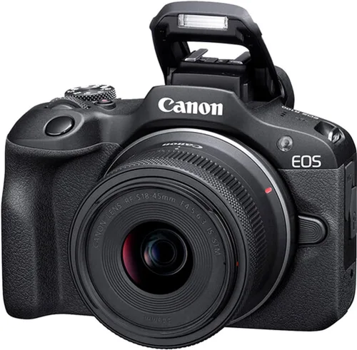 Miniatura 8 de Canon Cámara sin espejo EOS R100 con kit de video de lente de 0.709-1.772 in + filtros + estuche + tarjeta de memoria de 128 GB + agarre de cámara