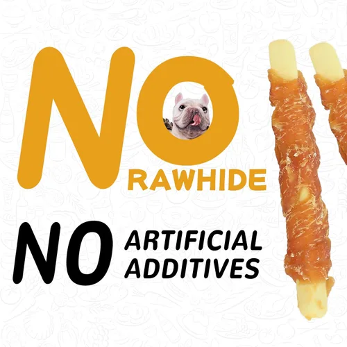 Miniatura 5 de PAWUP Dog Treats - Galletas envueltas en pollo, palitos de calabaza, sin cuero crudo, suaves masticables con taurina, golosinas de entrenamiento