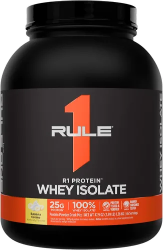 Miniatura 45 de Rule 1 R1 Proteína de suero aislada - con 25g de proteína y 6g de BCAA exclusivamente de fuentes aisladas e hidrolizadas para la recuperación