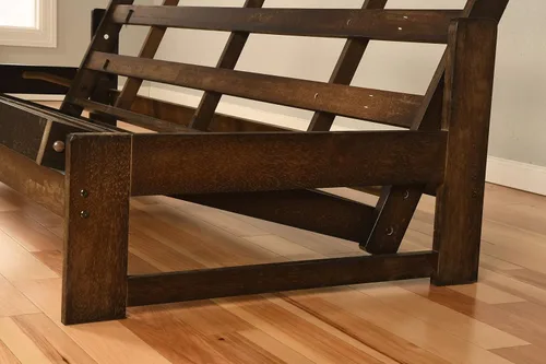 Miniatura 9 de Kodiak Furniture Aspen - Juego de futón con acabado de moca Reclaim, Oregon Trail Java, completo