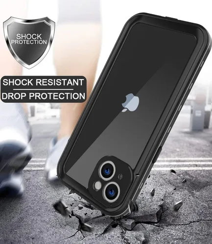 Miniatura 4 de Funda impermeable diseñada para iPhone 13 Mini, funda de cuerpo completo con protector de pantalla y protector de lente de cámara, a prueba
