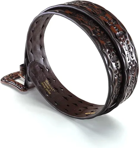Miniatura 4 de Ariat Cinturón de corte triangular con hebilla de cobre para mujer
