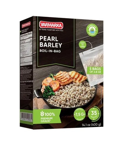 Miniatura 16 de Yarmarka Granos de trigo sarraceno hervido en bolsa, 5 x 2.82 oz (paquete de 2) Kasha de grano entero descascarado, sin gluten, natural y puro